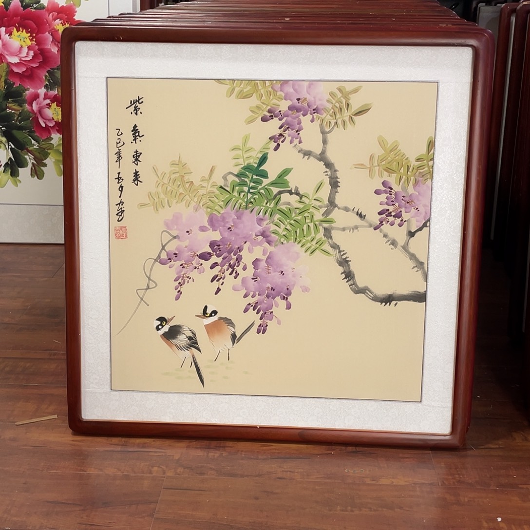 国画带框尺寸63*63厘米