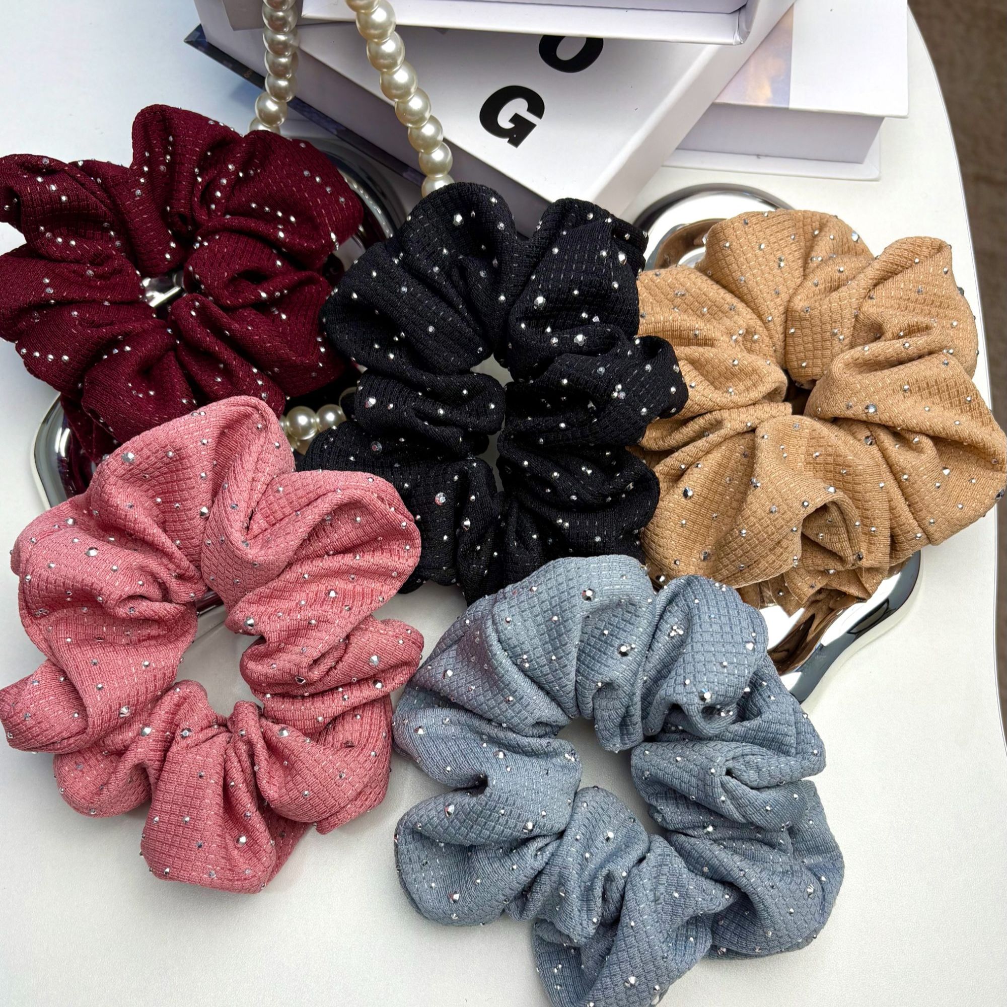 复古宫廷日韩甜美轻职风发圈发绳少女气质可爱发饰