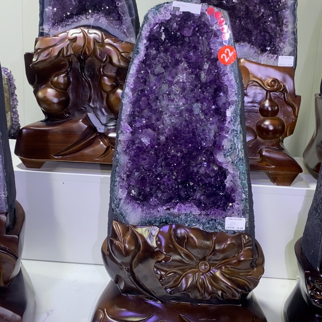 银S925镶嵌大型摆件（非配饰）紫晶