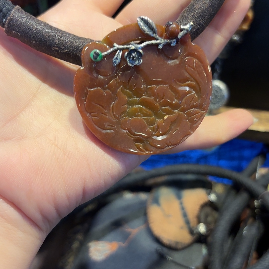 翡翠未镶嵌颈饰原创