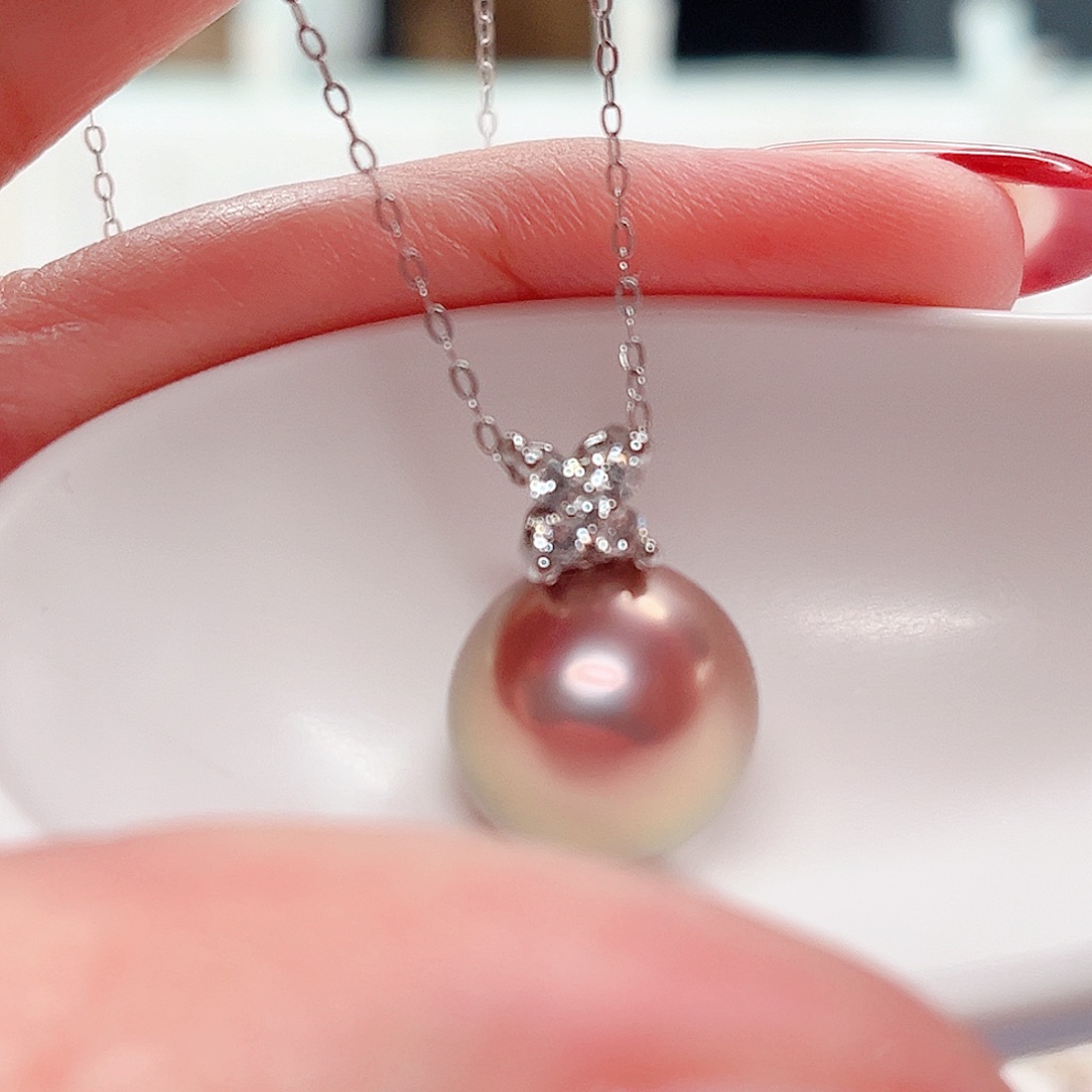 淡水珍珠合金吊坠(赠链)