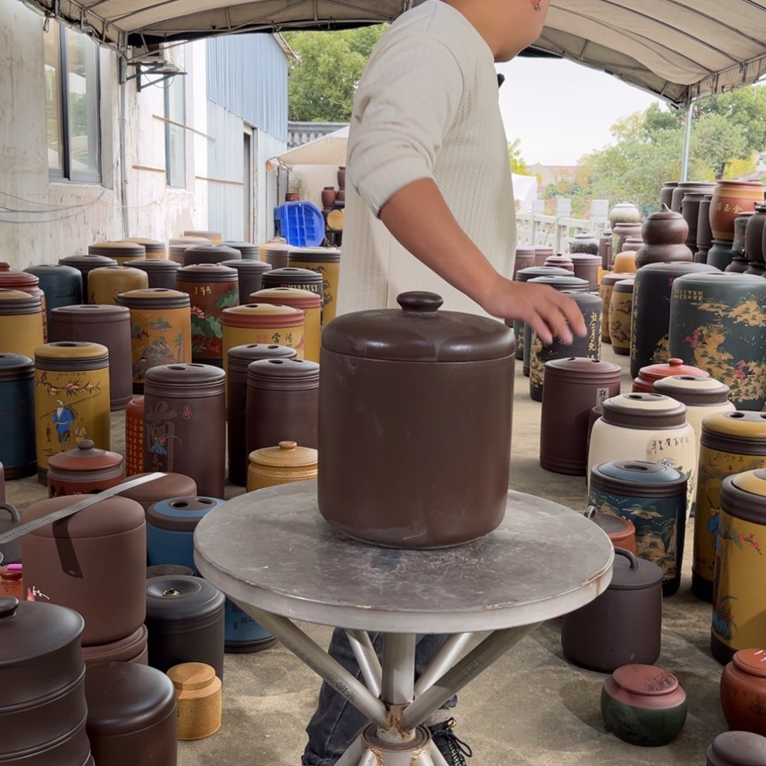 紫砂茶叶罐紫砂罐