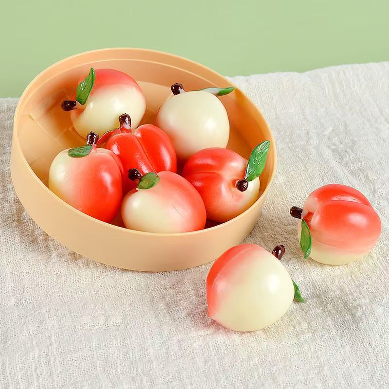 仿真水果摆件桃子苹果道具模型蔬菜装饰塑料假水果