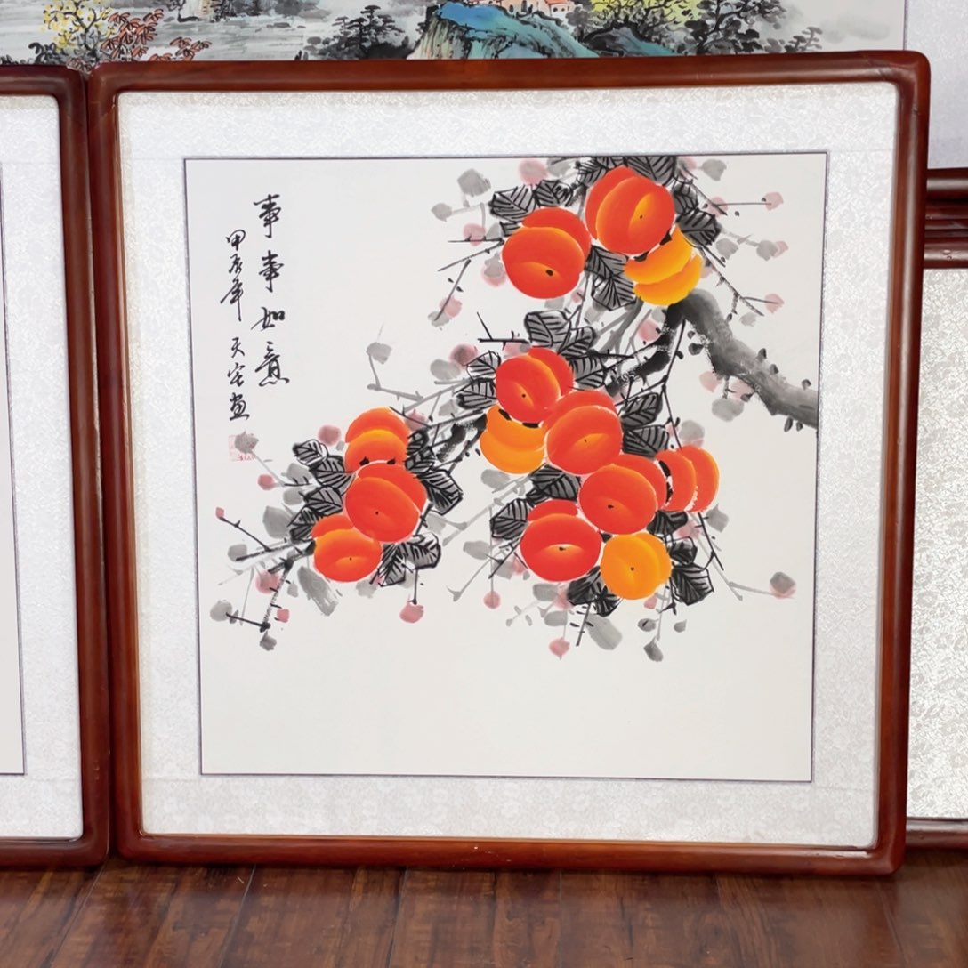 国画带框尺寸63*63厘米