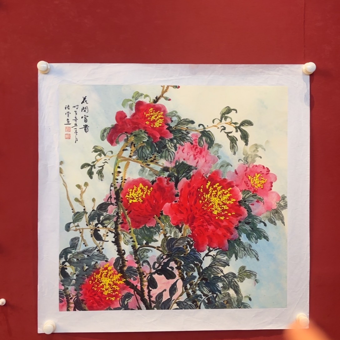 竖款精品书画作品