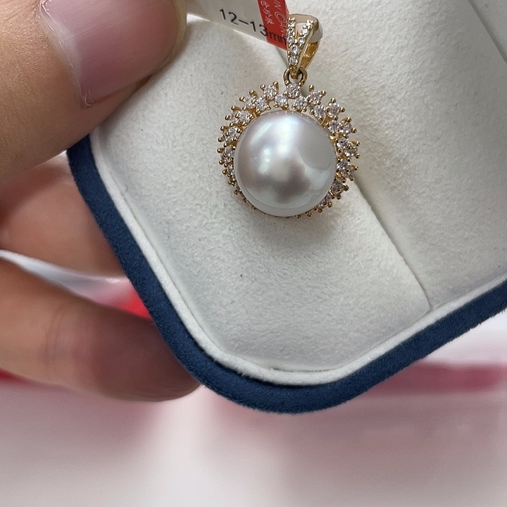颈饰海水珍珠银S925镶嵌