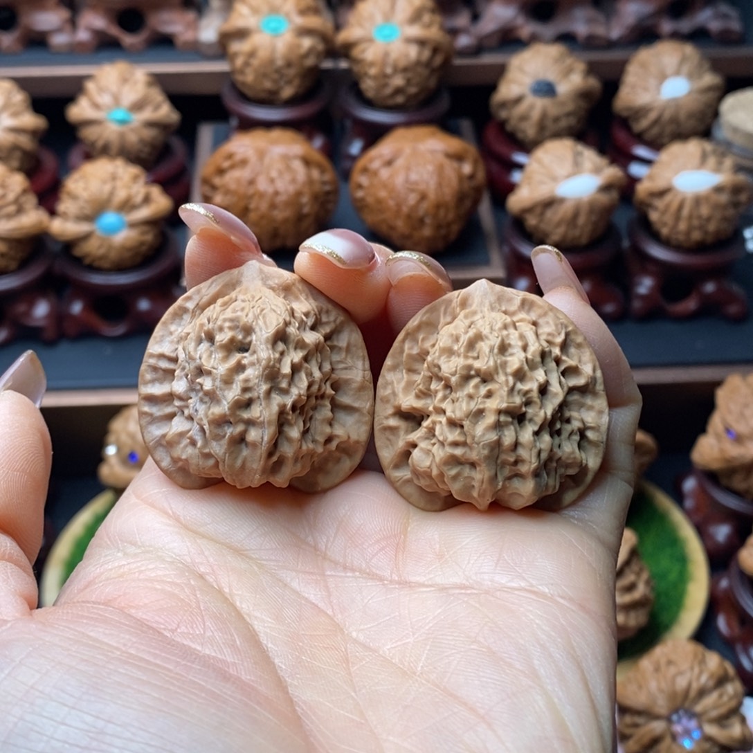 文玩核桃吊坠关关公子帽