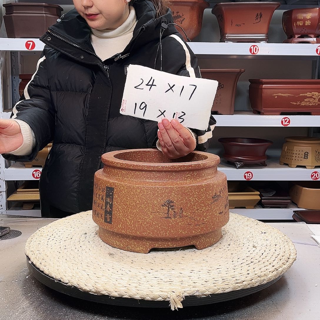 紫砂花盆紫砂花盆