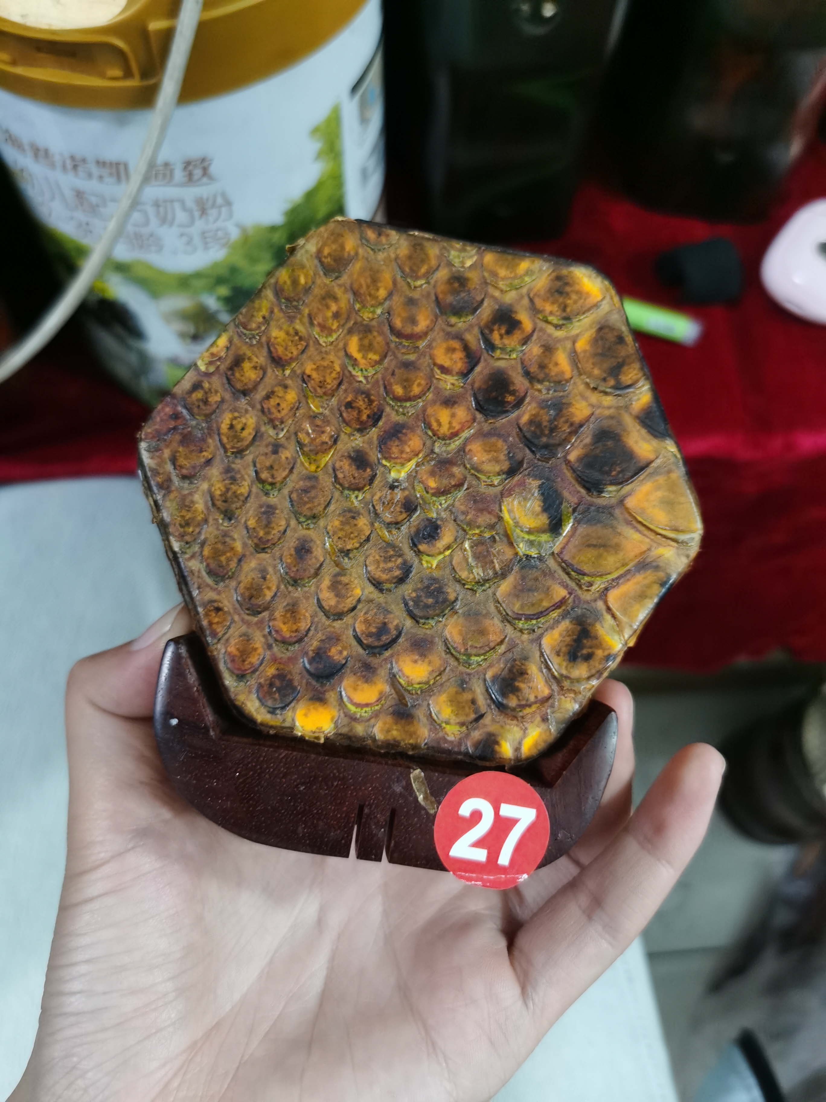 二胡琴筒扁孔红木红花梨特价瑕疵款