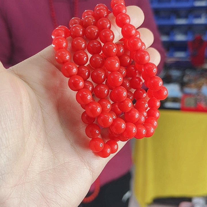 玛瑙项链未镶嵌T80三姑娘108颗项链