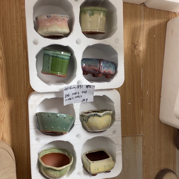 粗陶多肉花盆微瑕891