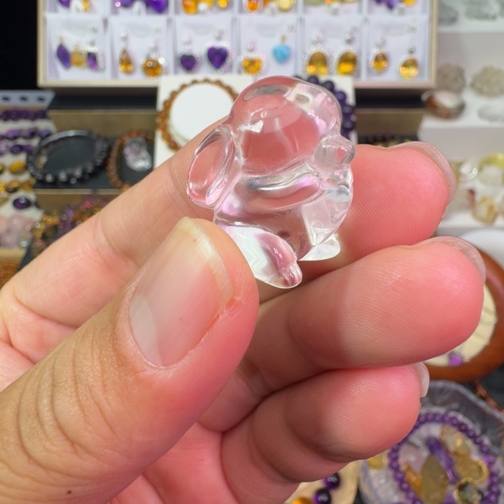 水晶颈饰未镶嵌吊坠