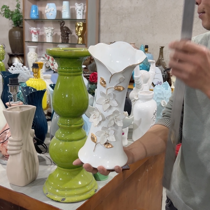 摆件高度29厘米口径10厘米微瑕捡漏