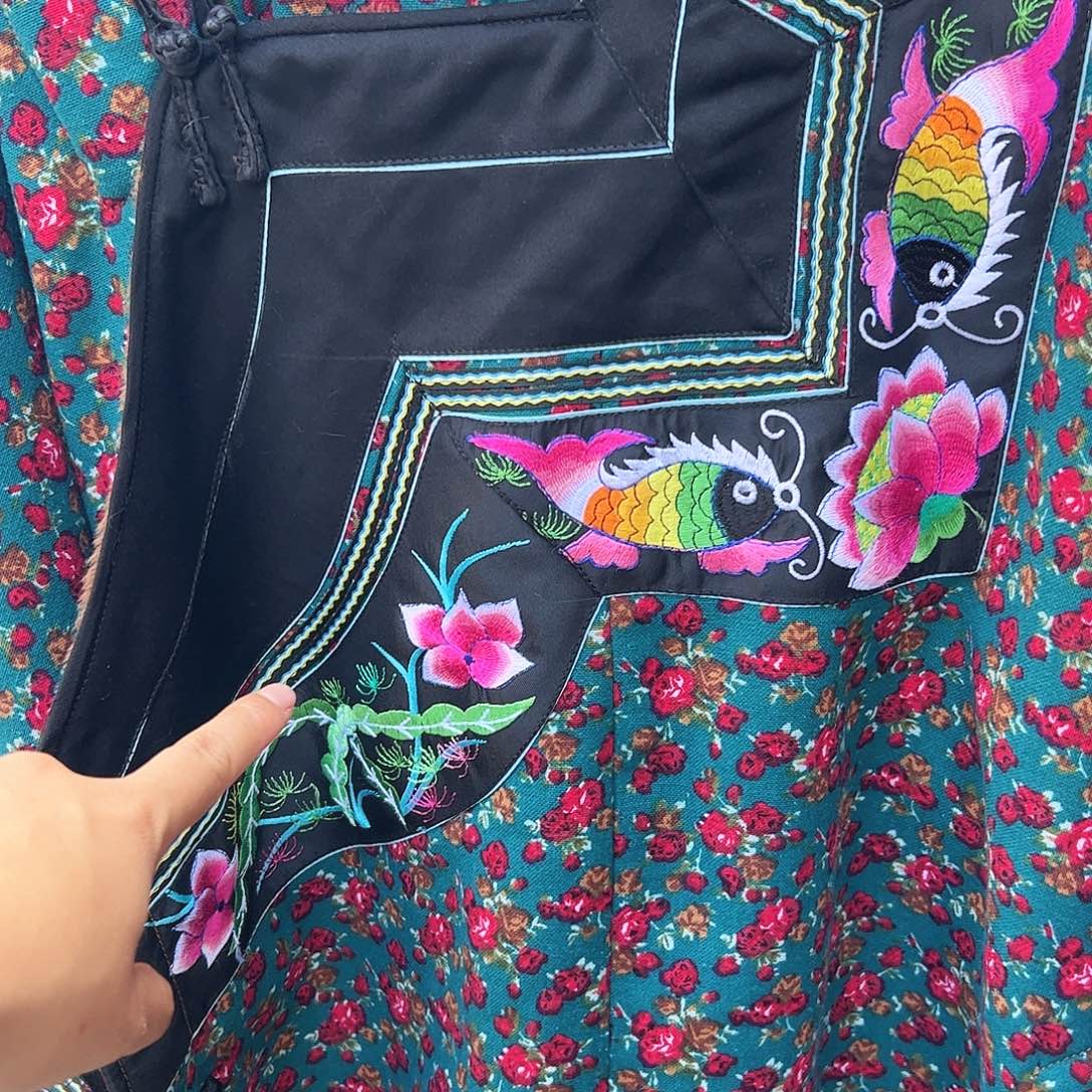 湘西苗族刺绣大花厚158 130斤