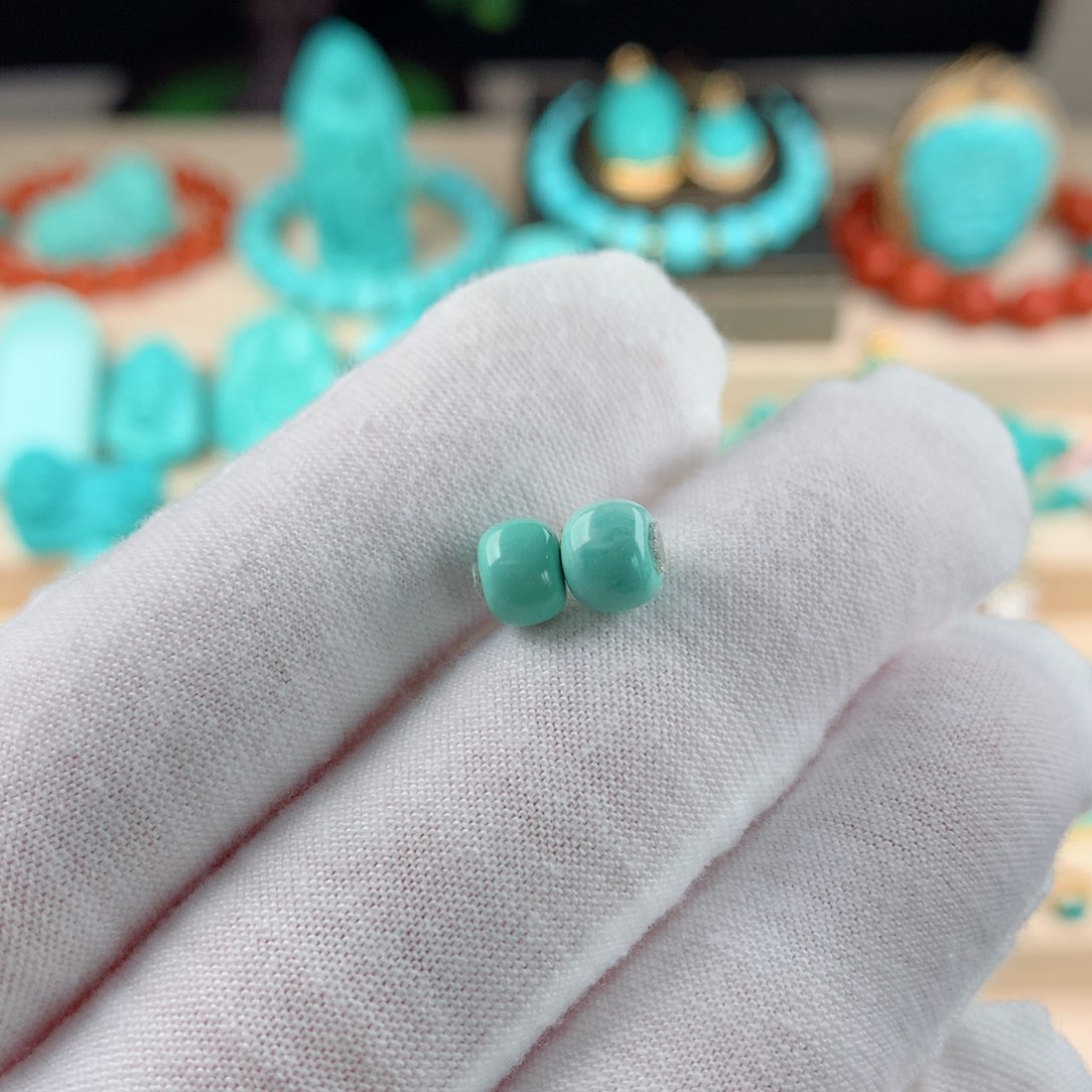 绿松石配珠卡6.7未镶嵌