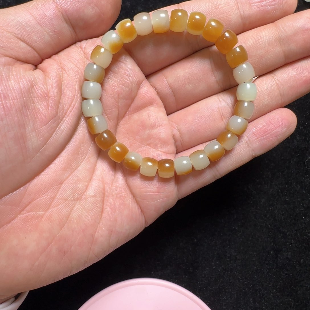 和田玉手链未镶嵌