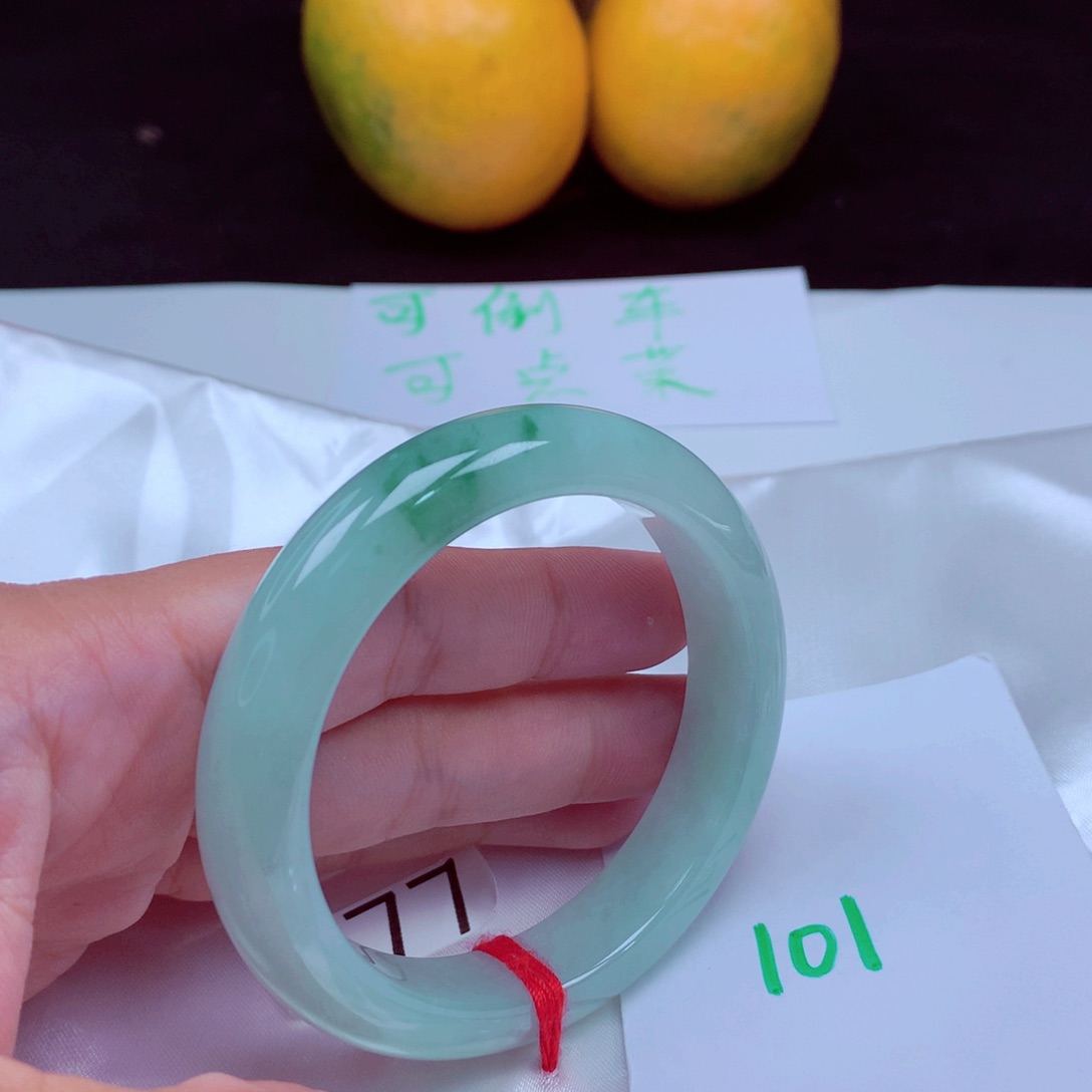 未镶嵌手镯翡翠缅甸天然A货翡翠手镯53