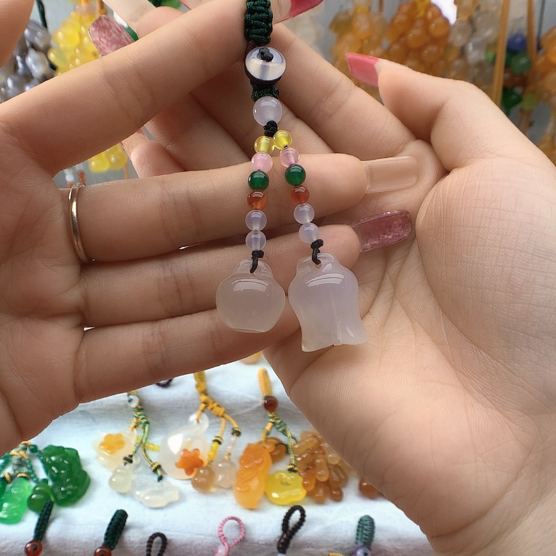 玛瑙/玉髓未镶嵌吊坠(不含链)