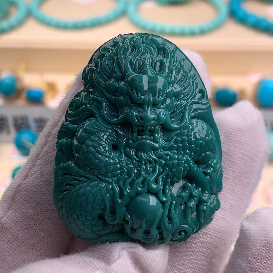 绿松石珠宝奇石未镶嵌