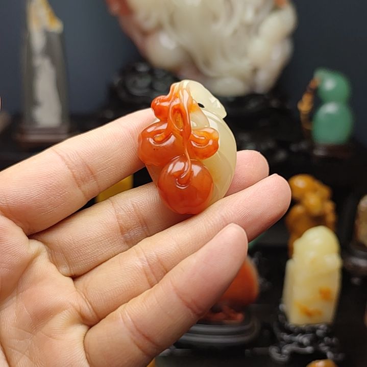 寿山石印石挂件挂件挂件