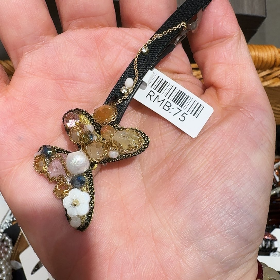 皮质非金属蝴蝶夹子