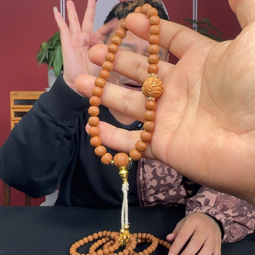 猴头核桃手串双歧8小+全品无暇加配饰