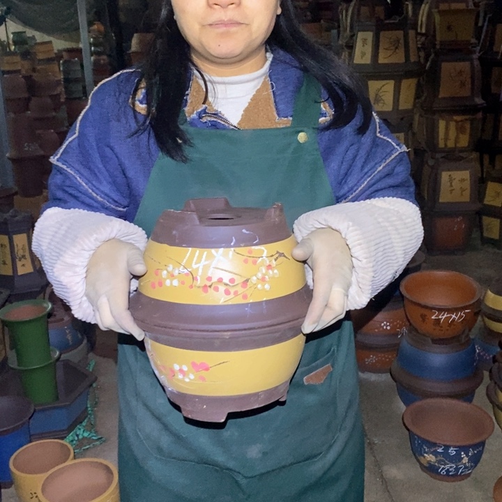 紫砂花盆紫砂花盆盆栽花卉苗木种植