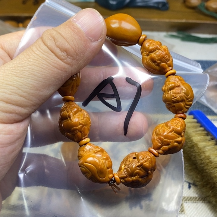 橄榄核手串/手链橄榄核雕工艺手串