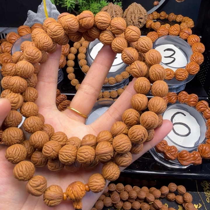 手串桃核小金豆脖挂