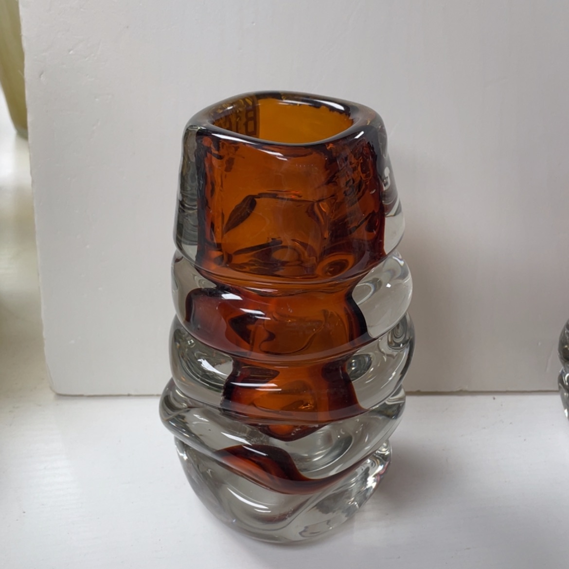 【闪购商品】琉璃手工艺术果盘花瓶摆件 高20