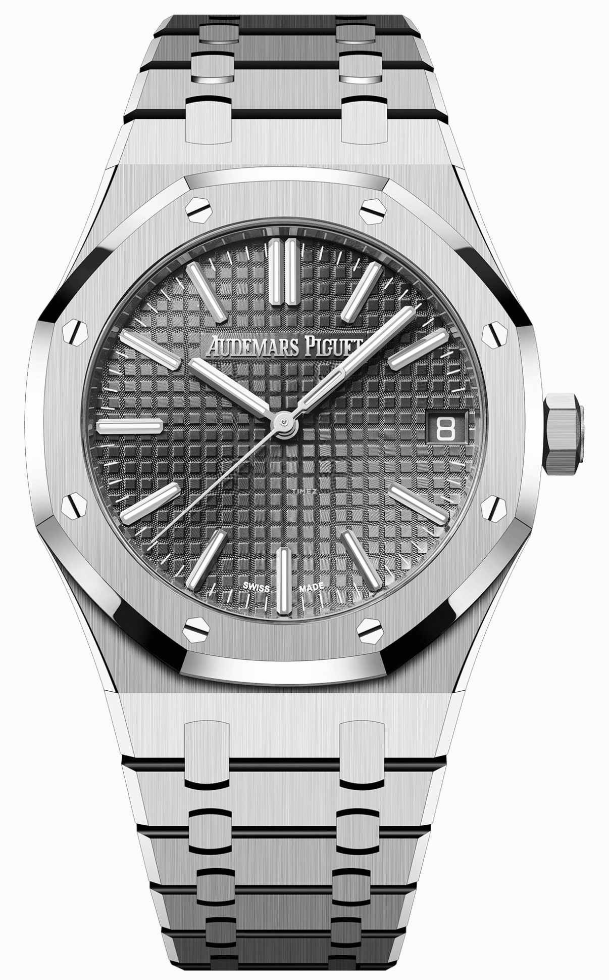 未使用 Audemars Piguet/爱彼 杭邸·15510st 灰盘 25年全套