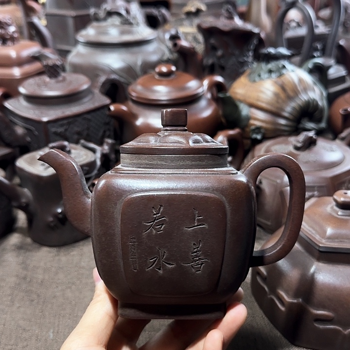 泥塑紫砂壶茶具壶