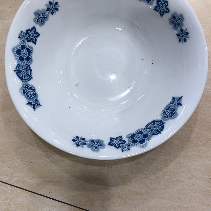 釉上彩国光7寸汤碗