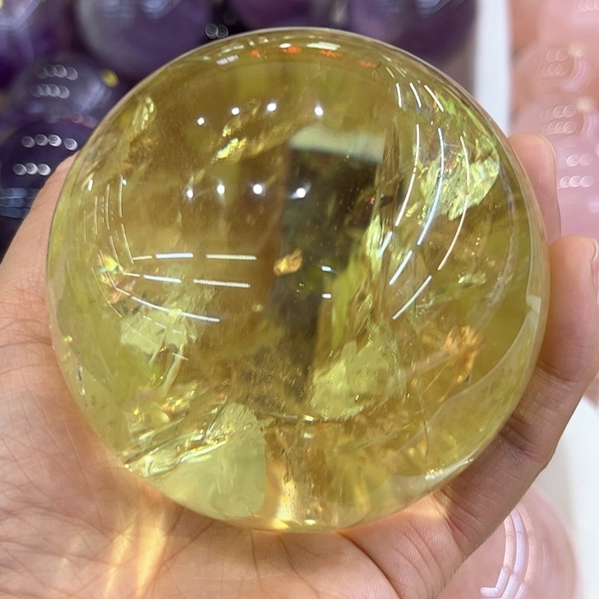 【闪购商品】水晶摆件球未镶嵌