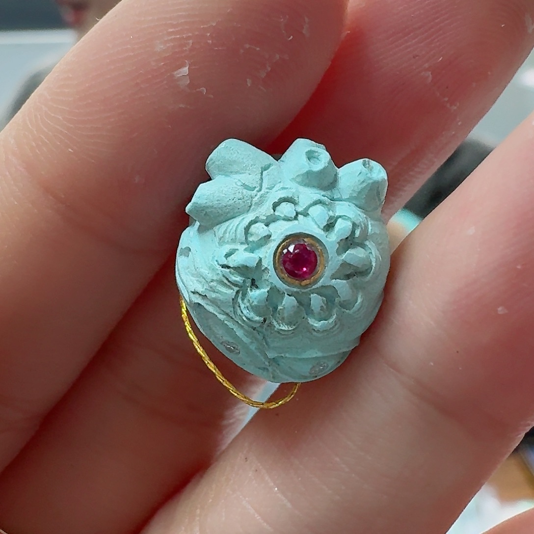 绿松石珠宝奇石未镶嵌