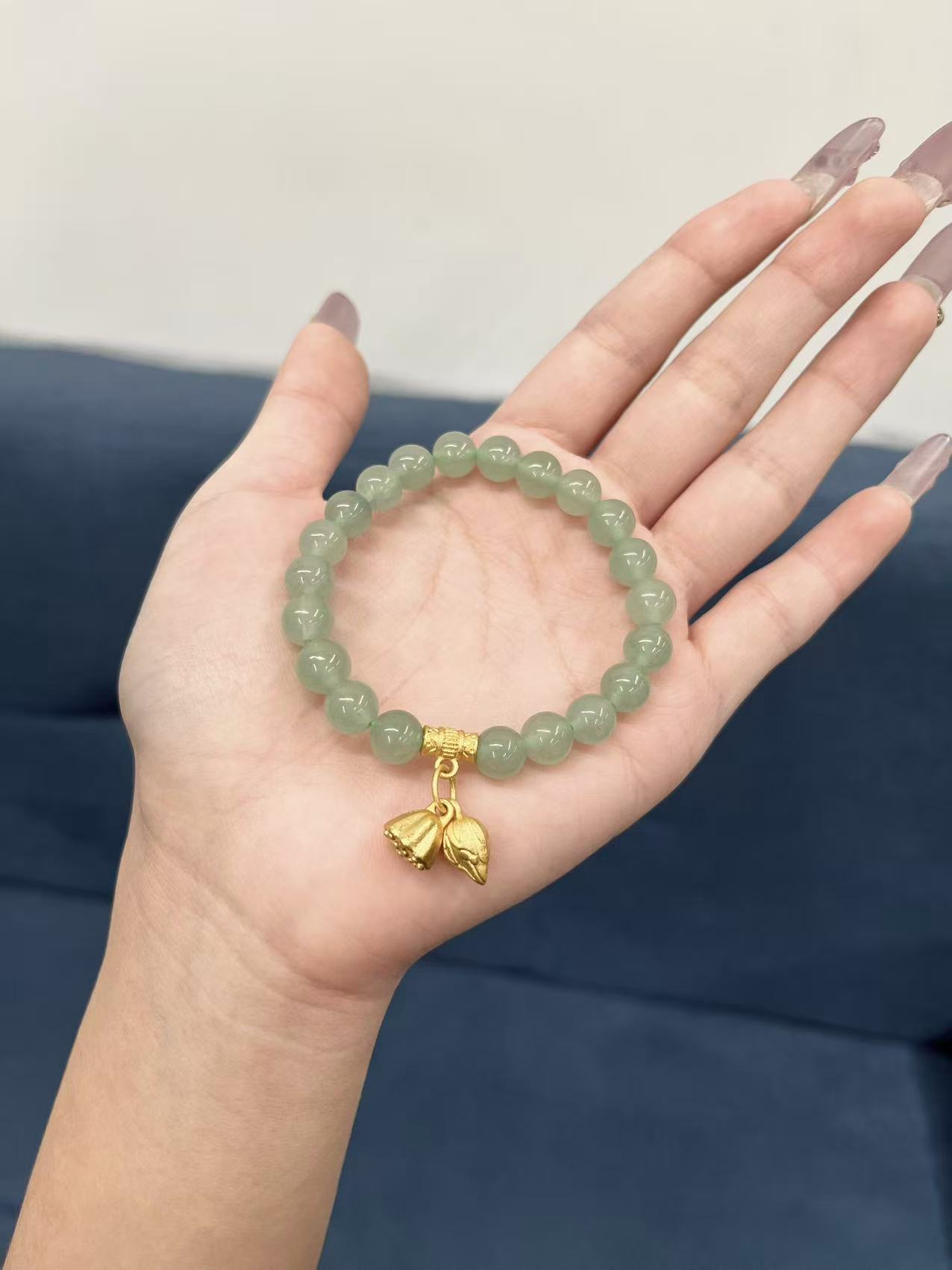 手链 松紧莲蓬莲藕装饰品