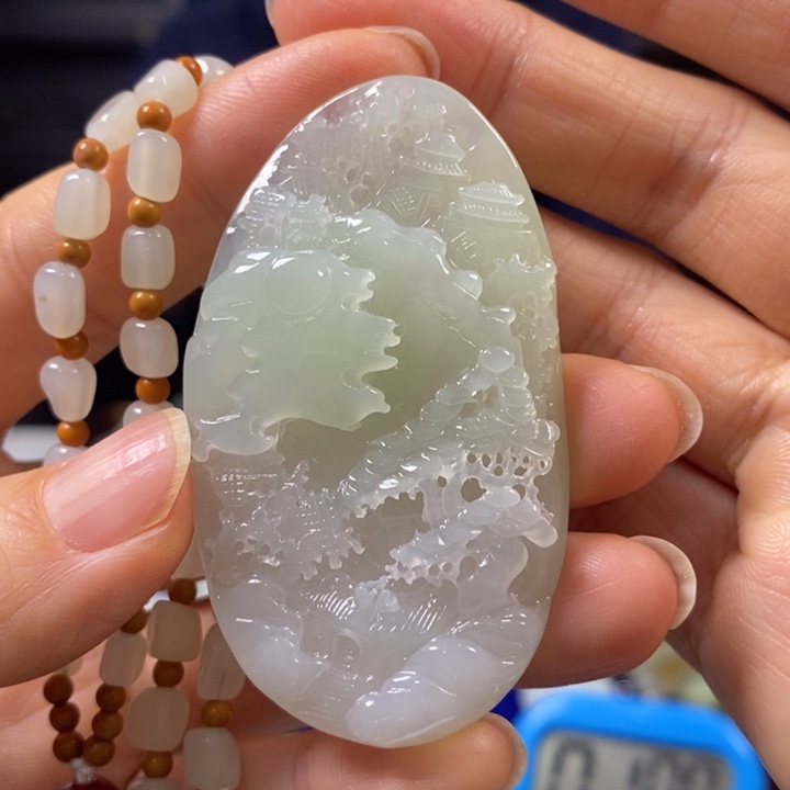 和田玉挂件未镶嵌牧***弟