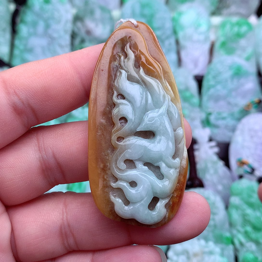 翡翠吊坠(不含链)未镶嵌