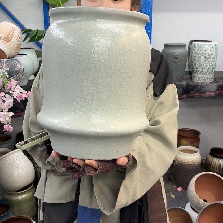 21×31 -粗陶花盆有孔-买买买