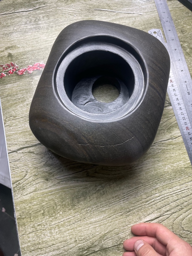 长江石制作的茶炉，900瓦13公分面板，10公分内胆，不带炉芯