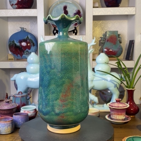 瓷片禹州神后钧瓷原产地~