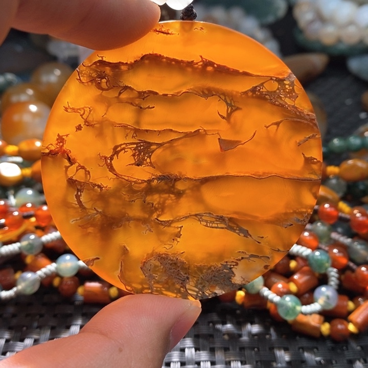 【闪购商品】玛瑙/玉髓颈饰未镶嵌用****5