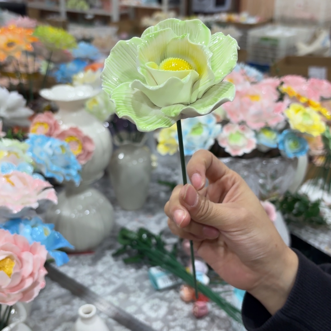 陶瓷花，20发货，退款拉黑