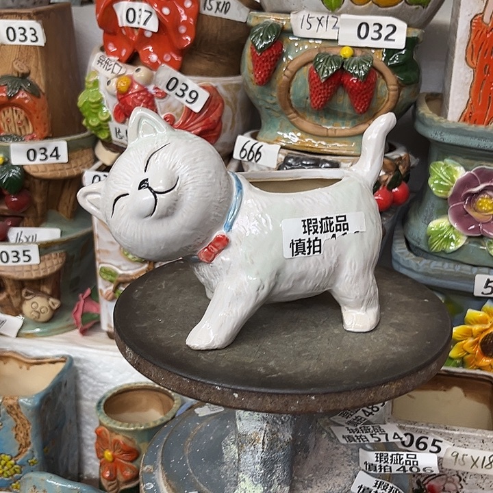 粗陶材质多肉花盆
