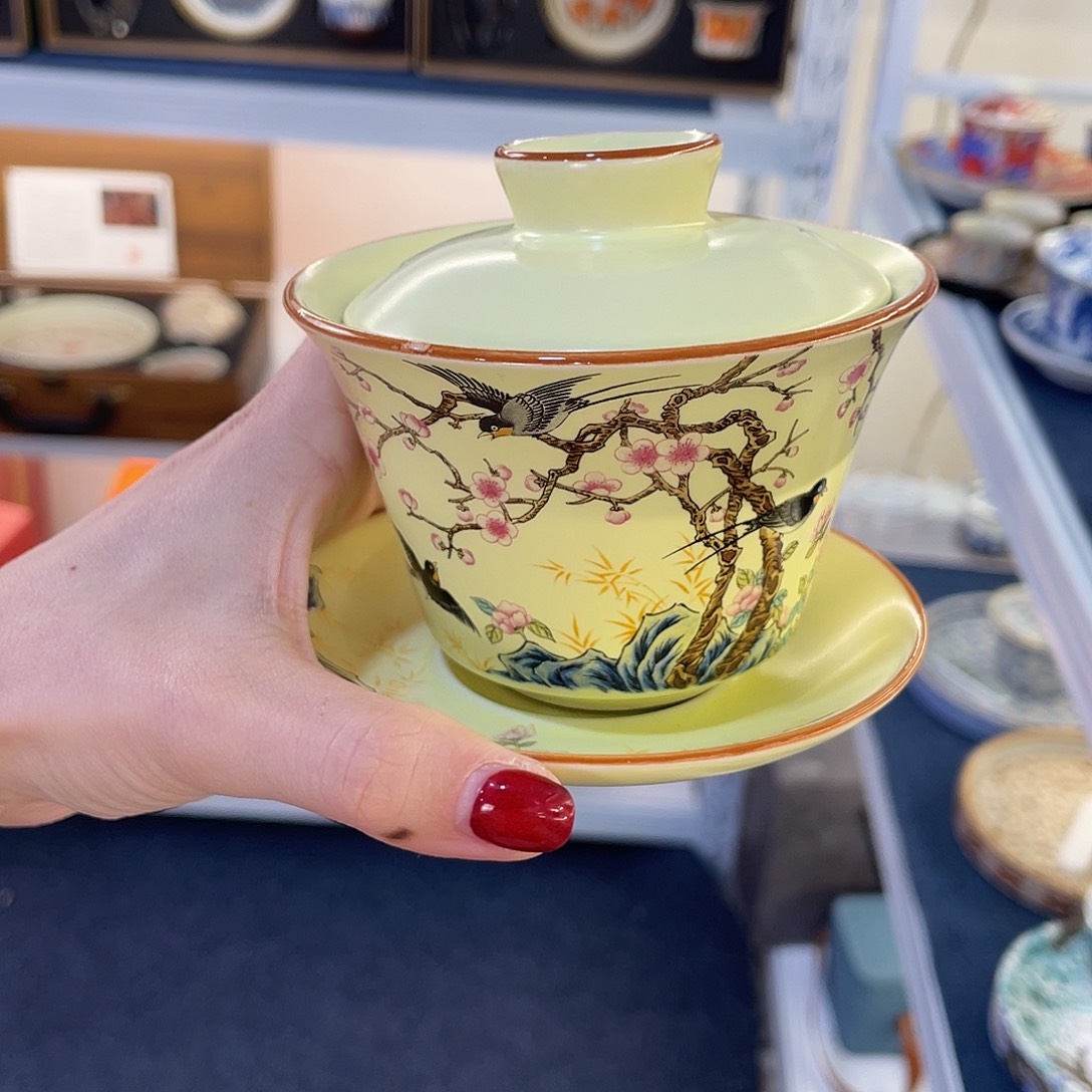 陶景德陶瓷盖碗茶具