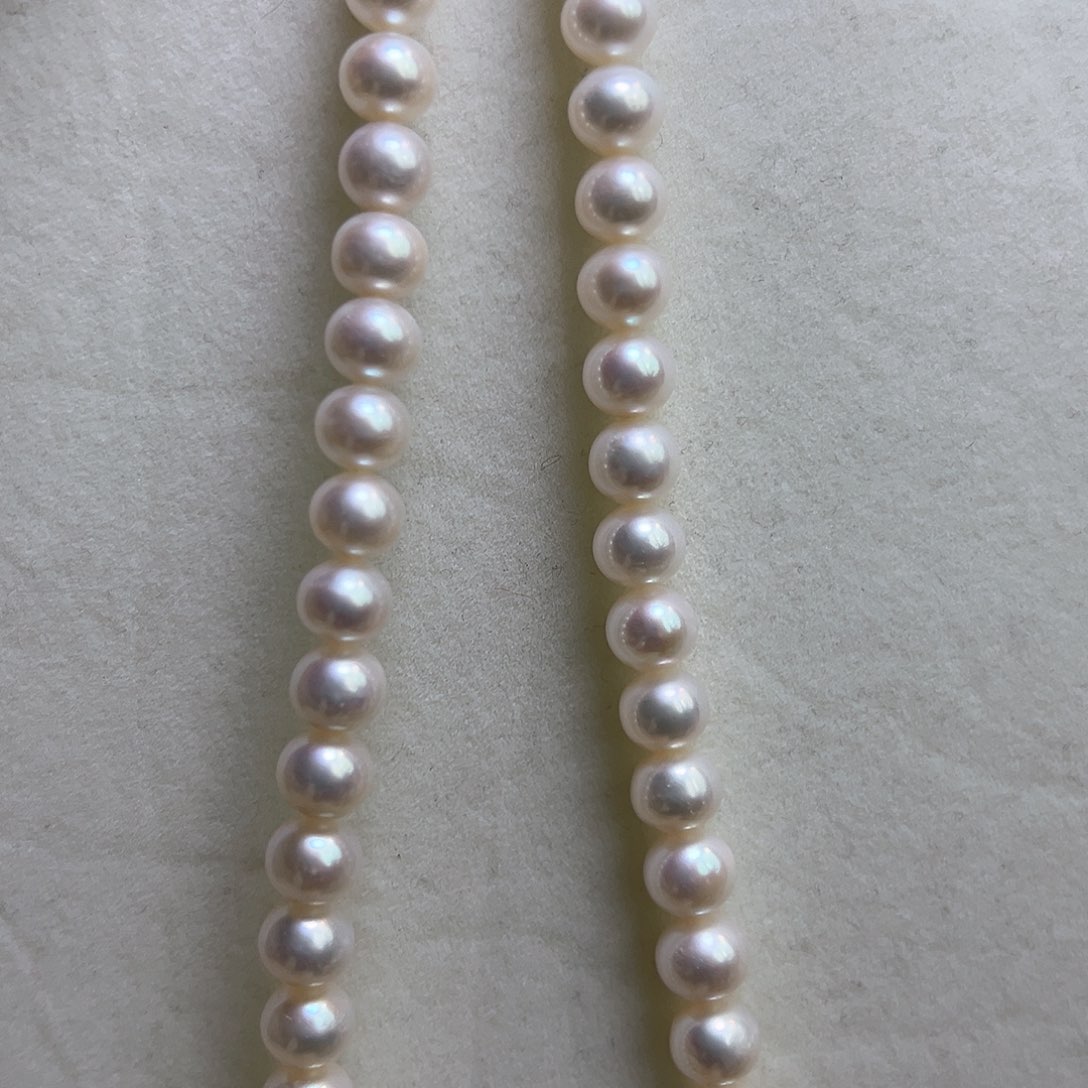 淡水珍珠颈饰银S925镶嵌