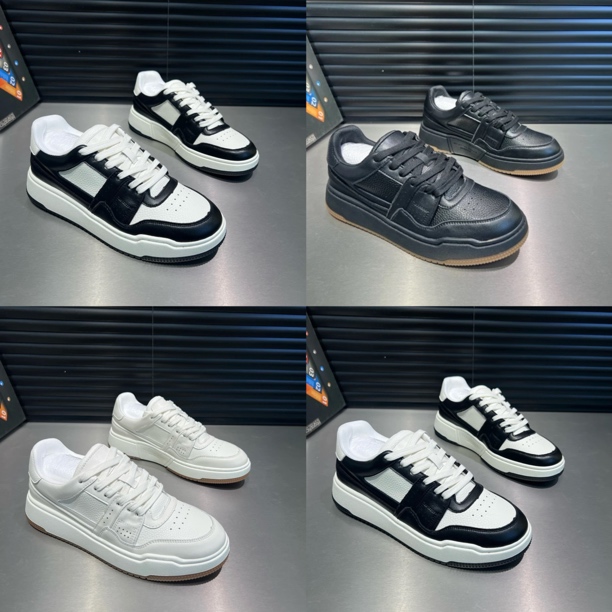 欧洲站2025春季新款潮流百搭小白鞋男时尚潮牌低帮运动休闲滑板鞋