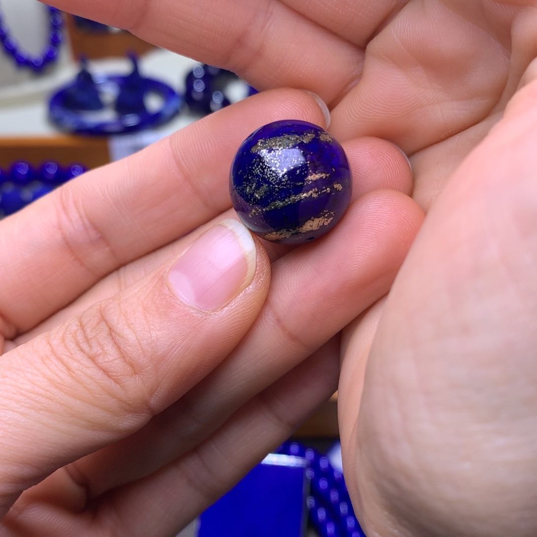 青金石单珠未镶嵌18.3mm