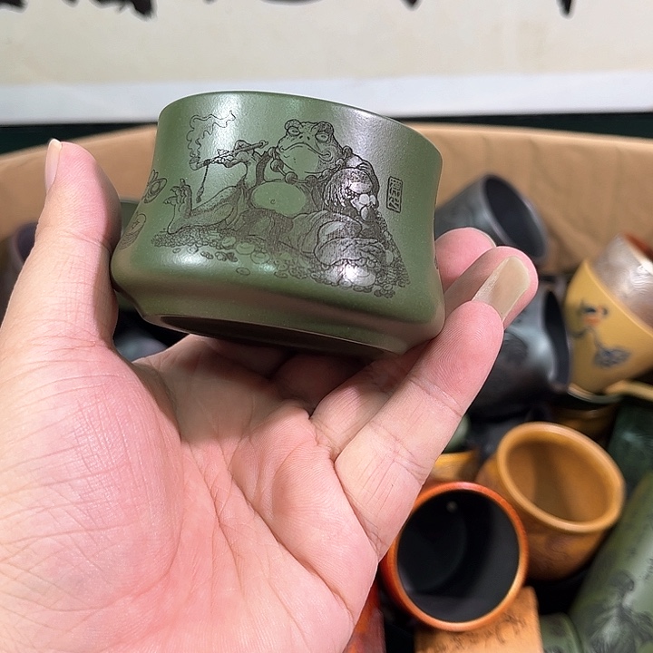 茶杯紫砂全手工紫砂主人杯