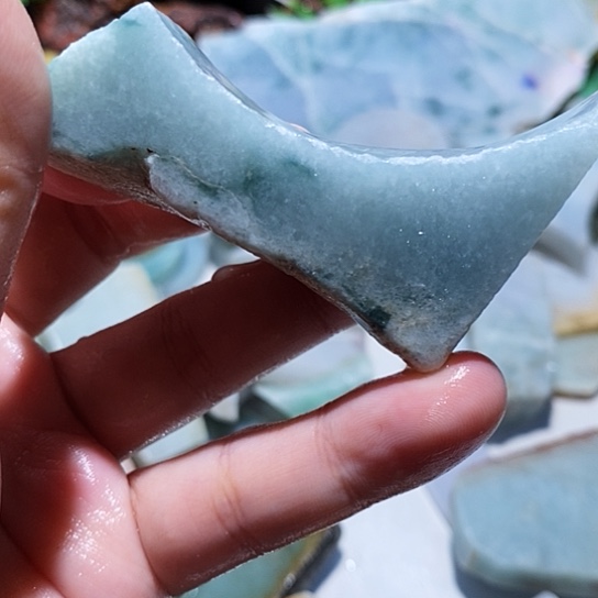 翡翠散珠边角料111